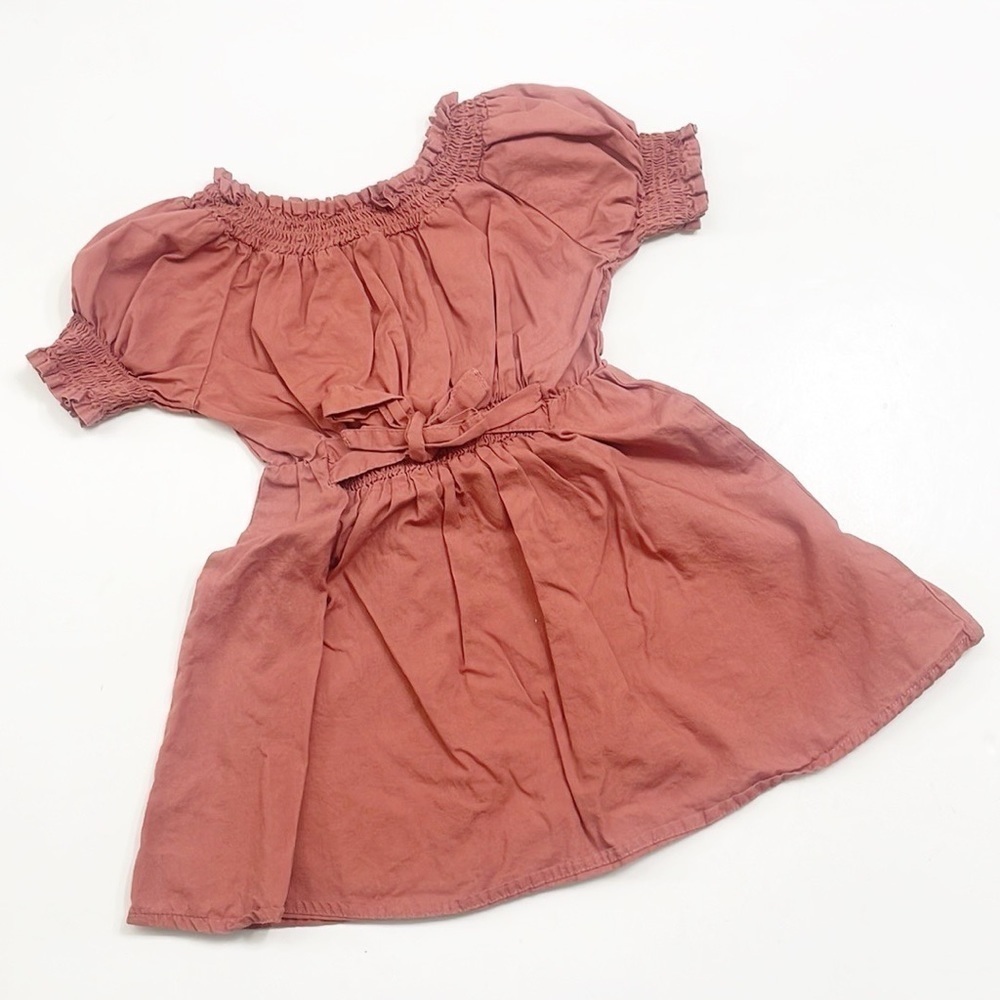 Cotton On toddler girls rust dress